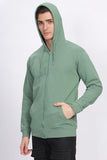 Adro Men'S Cotton Neck Hooded Sweatshirt (Zh24-Pln-Pt_Pista,PistaApparel,M