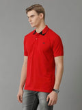 Adro Premium Cotton Polo For Men (Pn23-H-Pln-Rd_Red_S)