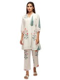 Leriya Fashion Casual Standard Length Rayon Floral Ethnic Co-ord Kurta Set for Women (Available in 2XL and 3XL) (LF-W1964&TR979_