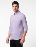 Fyltr Men'S Solid Regular Fit Shirt (Fylss23Ms-015_Regal Lavender,Regal Lavender,Regal Lavender,S