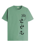 Adro Men'S Solid Regular Fit T-Shirt (Rn24-Poc-Pt_Pista,PistaApparel,XL