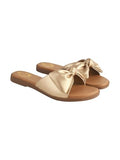 Shoetopia Golden Bow Elegance Flat Slippers For Women & Girls /Eu36,Golden,3,B0F6TM8C5G