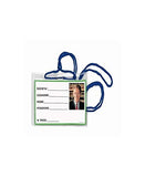 100 Lebez 31-100-B Badge Holder with Blue Cord