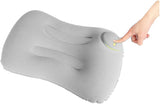 Stolven Travel Inflatable Air Pillow, Ultralight PressToInflate Neck Pillow With Ergonomic Head & Lumbar Support, Compact Camp