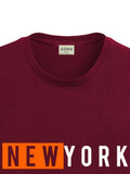 Adro Tshirt For Men | Printed T Shirt For Men | 100% Cotton T-Shirt |Printed T Shirt | T-Shirts | Rn24-Nky-Mr-Xl Maroon