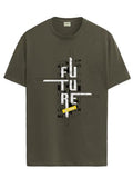 Adro Men'S Graphic Printed 100% Cotton T-Shirt - Regular Fit, Printed T-Shirts For Men (Rn24-Ftr-Ol_Olive_S)