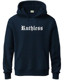 Adro Men'S Cotton Neck Hooded Sweatshirt (H24-Ruth-Nb-2Xl_Navy Blue)