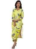 Gosriki Women'S Rayon Blend Straight Printed Kurta With Palazzo (Anaar-Green-Nws-Gs_M_Green_Medium),Green,,B0CYPQMCY9
