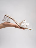 Shoetopia Girls 1297 White Heeled Sandal - 4 Uk (Girls-1297-White),White,4,B0CRPD2Y82