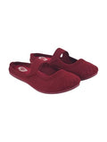 Shoetopia Comfortable Cozy & Chic Flat Cherry Mules For Women & Girls /Eu37,Cherry,4,B0F6TW99R2