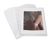 Neomate Heavy Duty 100 Micron Document Sleeves | 50 Pcs A4 Transparent Sheet Protectors with 11-Hole Punched for Ring Files | Wa