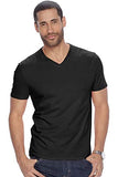Adro Men'S V Neck Combo Plain Cotton T-Shirts_Vcm2-Pln-Bl-Ol-2Xl Black, Olive