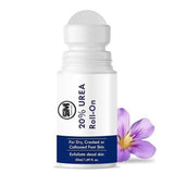 SAPANI MXA Cracked Heel Repair Foot Cream, RollOn, 50ml, with 2% Lactic Acid, Olive Oil & Vitamin E, Moisturises Dry & Rough He