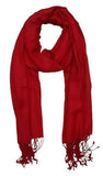 Kosweem 3D Plain Fashionable Winter Wear Thin Scarf/Stole/Shawl For Baby Girls Womens(Maroon)