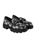 Shoetopia Girls L-Print Black Dress Shoe - 5 Uk (Girls-L-Print-Black),Black,5,B0CQK4NRCS