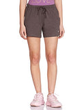Enamor Essentials Women'S Mid Rise Relaxed Fit Thigh Length Breathable Pure Cotton Shorts With 2 Side Pockets - E062(E062-Umber