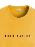 Adro Men'S Solid Regular Fit T-Shirt (Rn24-Ar2-Mu_Mustard,MustardApparel,2XL