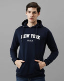 ADRO Hoodies for Men | Printed Hoodie for Men | Cotton Hoodie | Mens Hoodies | Sweatshirt for Men | Hooded Regular Fit Hoodie | H24-NEW-NB-Medium Navy Blue,Navy Blue