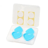 Ecomistiq 3X2 Pieces Diamond Painting Light Pad Switch Cover Heart Shape Button Guard | Stitch Kits | Hand Embroidery Kits | Emb