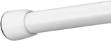 iDesign Cameo Steel Adjustable Length Shower Curtain Tension Rod - 43-75, White