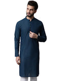 Jompers Men'S Embroiderd Kurtas (Teal, Xxl)