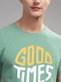 Adro Mens Printed T Shirt - Premium Cotton Graphic Printed Tshirt - Pista T-Shirt - Rn24-Time-Pt-L