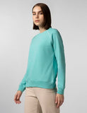 Fyltr Women'S Solid Color Raglan Sweatshirt With Full Sleeve - Round Neck | Contrast Flatlock Stitch Detailing | Casual Winterwear For Women Tropical Teal,Tropical Teal,Tropical Teal,S