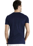 Adro Design Printed Navy Blue T-Shirt For Men & Women (Rnr-M-Cr07-Nb_Navy_2Xl)