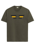 Adro Men'S Solid Regular Fit T-Shirt (Rn24-Cap-Ol_Olive,OliveApparel,XL