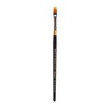 KINGART Premium Original Gold 9120-1/4 RAKE Series Artist Brush, Golden Taklon Synthetic Hair, Short Handle, for Acrylic, Waterc