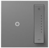 Legrand adorne sofTap TruUniversal Dimmer Switch, 700W (Incandescent, Halogen, MLV, Fluorescent, ELV, CFL, LED), Magnesium Fini