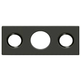 Deltana Sp7fbr10b Strike Plate for 7 Flush Bolt, Oil Rubbed Bronze, 1-1/2 X 5/8