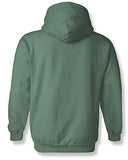 Adro Men'S Cotton Neck Hooded Sweatshirt (H22-M-Pln-Pt_Pista_M)