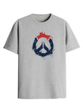 Adro Mens Printed T-Shirt For Men | R22-M-Pc-Gr-2Xl Grey