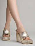 Shoetopia Women'S Wedge Heel Sandal,Golden,4,B0CXJ1JCFD