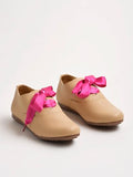 Shoetopia Girls Priya Beige Dress Shoe - 8 Uk (Girls-Priya-Beige),Beige,8,B0CQK6379W