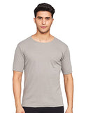 Rupa Jon Men'S Striped Regular Thermal Top (Jon Rhfs Vest_Grey M)