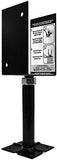 Pylex Deck Support Bracket, Black (4x4)