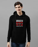 Adro Men'S Cotton Blend Neck Hooded Sweatshirt (H24-Nyc-Bl-2Xl_Black)