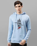 Adro Men'S Cotton Blend Neck Hooded Sweatshirt (H24-Ftr-Sk_Sky Blue,Sky BlueApparel,XL