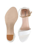 Shoetopia Girls Girls-Hn-1550 White Heeled Sandal - 8 Uk (Girls-Hn-1550-White),White,8,B0CQK6Q41P