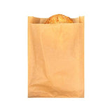 ClearBags Kraft Greaseproof Bags | Size: 6 3/4 x 1 1/8 x 9 | Brown, Open-Ended, Eco-Friendly, Gusset Sided Bags, Baked Goods, Pa