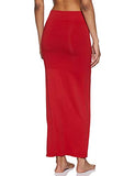 Zivame Womens Plain/Solid Waist Shaper (Zi3022- Red_L)