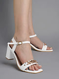 Shoetopia Girls 2211 White Heeled Sandal - 4 Uk (Girls-2211-White),White,4,B0CRPF7JS4
