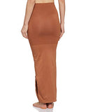 Clovia Womens Petticoat Style Saree Shapewear With Side Slit (Sw0023A24_Brown_L)