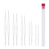 ATORSE 5x5 Sizes (10pcs) Stainless Steel Beading Needle for DIY Crafts Jewelry Making
