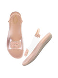 Shoetopia Embellished Peach Flat Sandals For Women & Girls /Eu37,Pink,4,B0DK74K1K5
