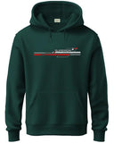 ADRO Hoodies for Men 320 GSM Soft Cotton Hoodie Fabric Long Lasting Printed Hoodie for Winter | Mens Hoodies | Sweatshirt for Men|H24-RAC-GRN-XL Green,Green