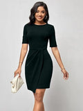 Oomph! Women'S Western & Fusion Wear Stetchable Party Dress For Women Green - Md959,Forest Green,Forest Green,Xl