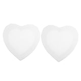 PERSELOSO 2pcs HeartShaped Oil Painting Board Canvas Frame Professional Painting Drawing Board for Art Projects